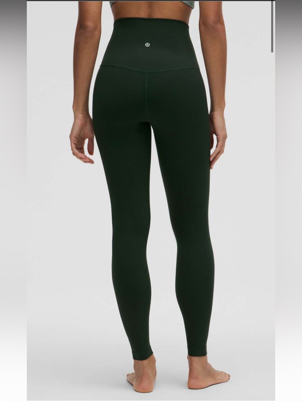 Lululemon Align set in legacy green